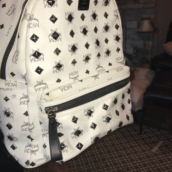 MCM Studded Backpack